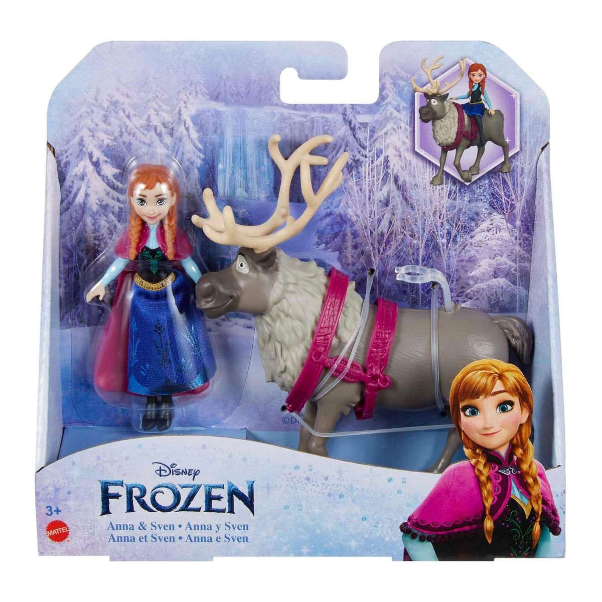 Mattel HLX03 - Disney Frozen - Die Eisk&ouml;nigin: Anna & Sven Spielset - Bild 1