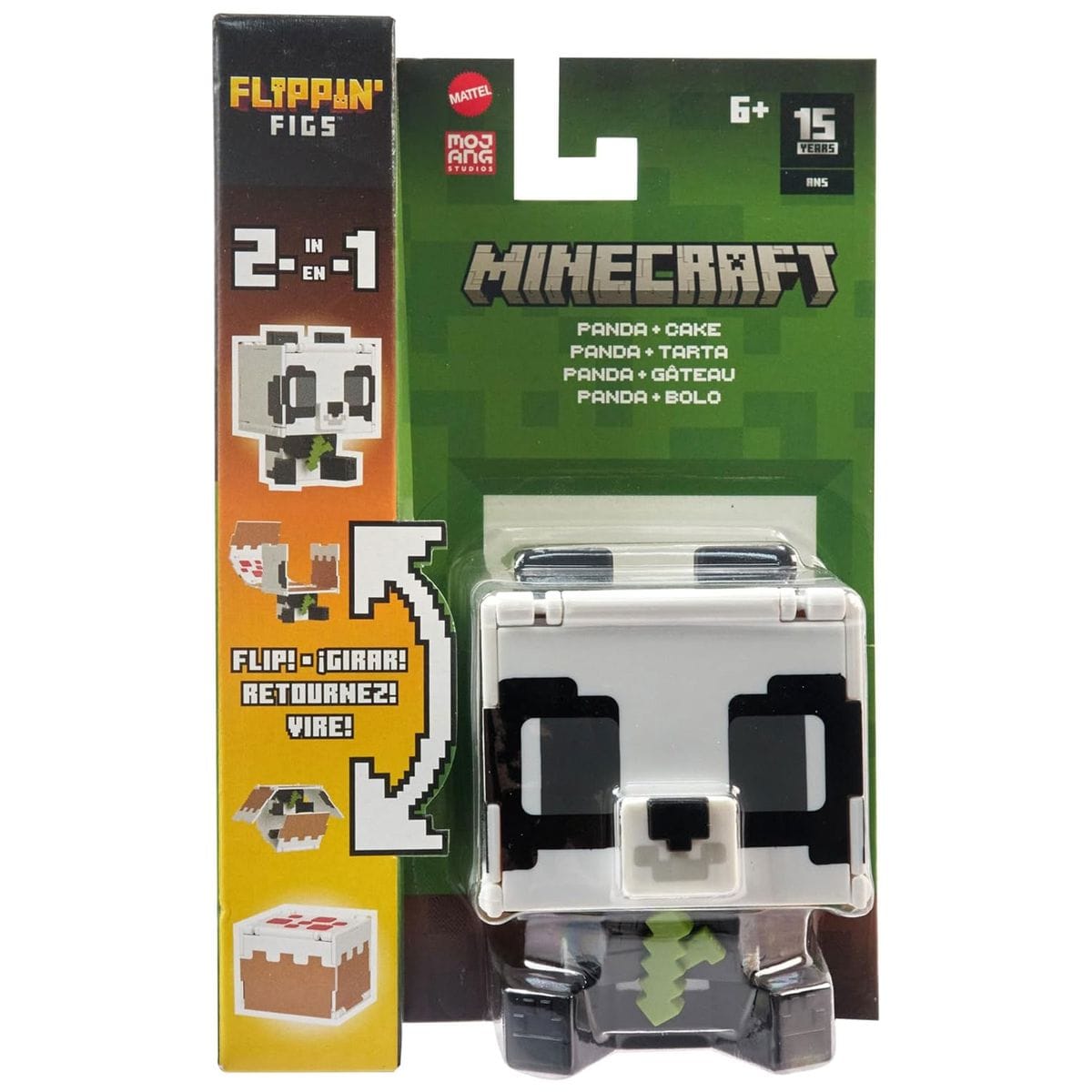 Mattel HTL48 - Minecraft - 2 in 1 Spielfigur: Panda & Kuchen - Bild 1