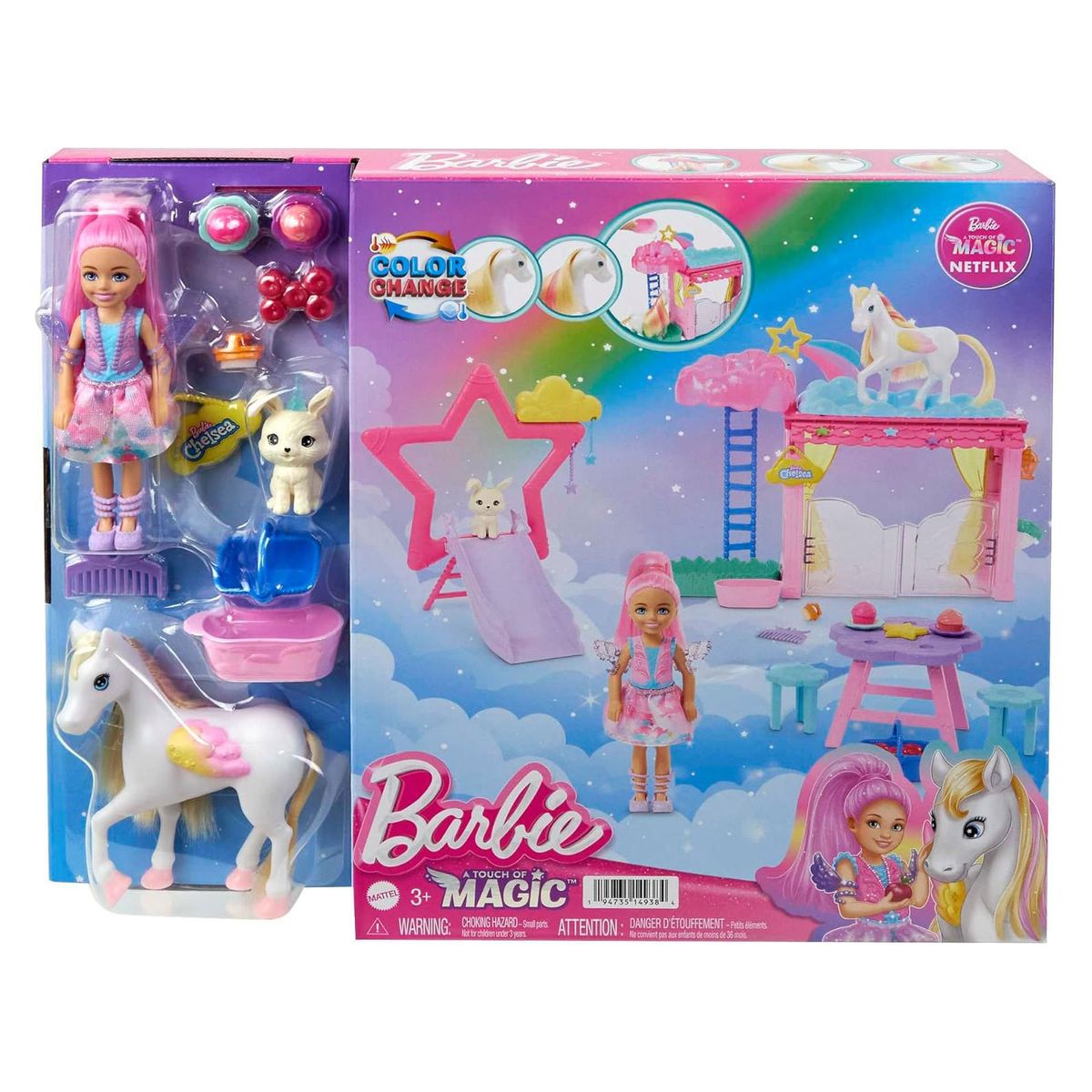 Mattel HNT67 - Barbie - A Touch of Magic - Chelsea & Pegasus Spielset - Bild 1