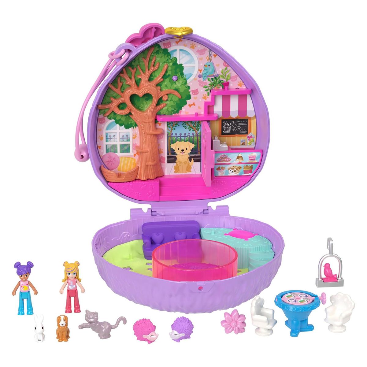 Mattel HRD37 - Polly Pocket - Igel Cafe Schatulle - Bild 1