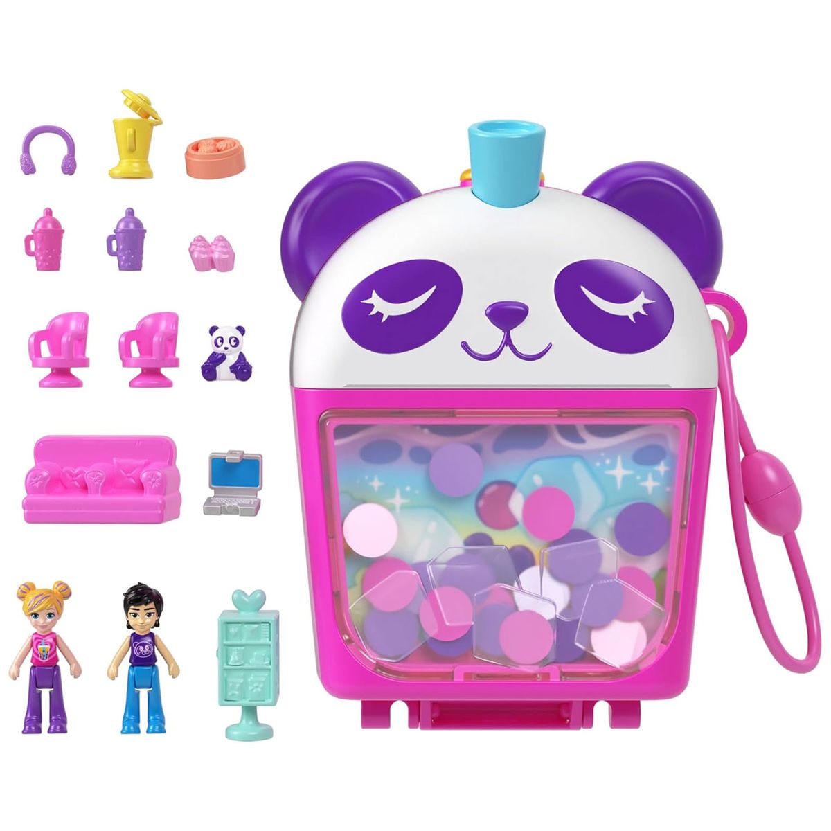 Mattel HWN95 - Polly Pocket - Bubble Tea-Panda Schatulle - Bild 1