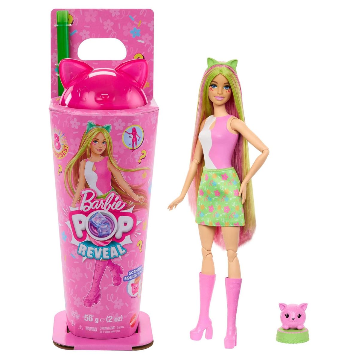Mattel JCN88 - Barbie - Pop Reveal - Duftende Puppe mit 8 &Uuml;berraschungen und Farbwechsel - Bild 1