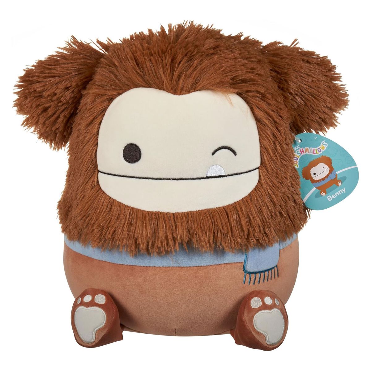 Jazwares SQCR07266 - Squishmallows - Pl&uuml;schfigur, 30 cm, Bigfoot Benny - Bild 1