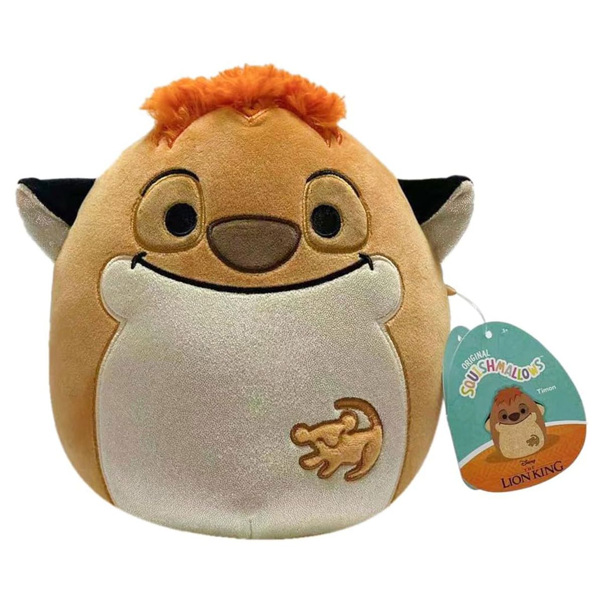 Jazwares SQDI00551 - Disney Der K&ouml;nig der L&ouml;wen - Squishmallows - Timon Pl&uuml;schfigur, 20 cm - Bild 1