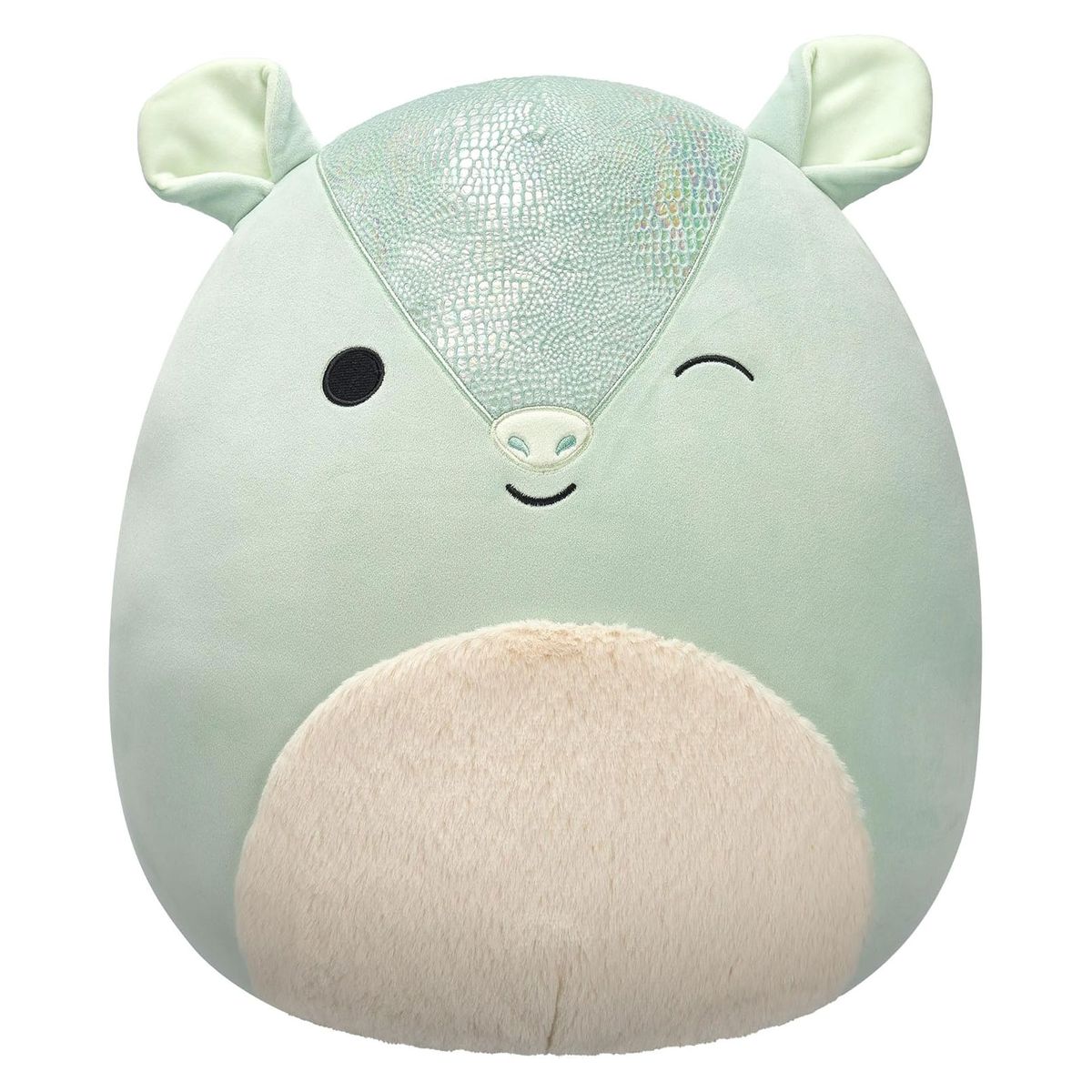 Jazwares SQCR06649 - Squishmallows - Arilla, das G&uuml;rteltier, Pl&uuml;schfigur, 40 cm - Bild 1