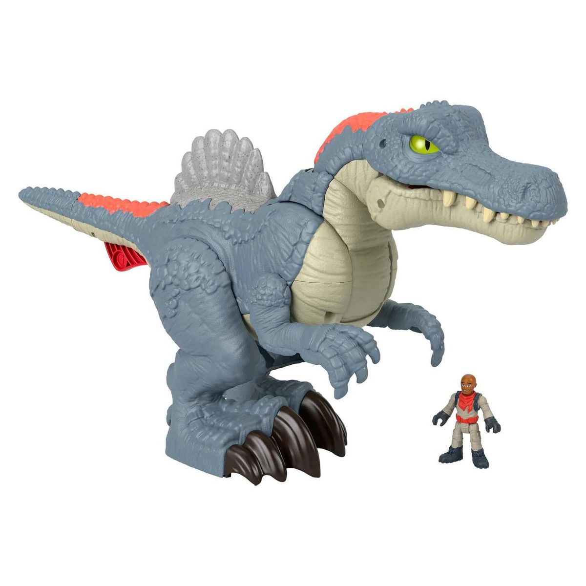 Mattel HML41 - Jurassic World - Fisher-Price - Imaginext - Dinofigur mit Licht und Ger&auml;uschen, 20 cm - Bild 1