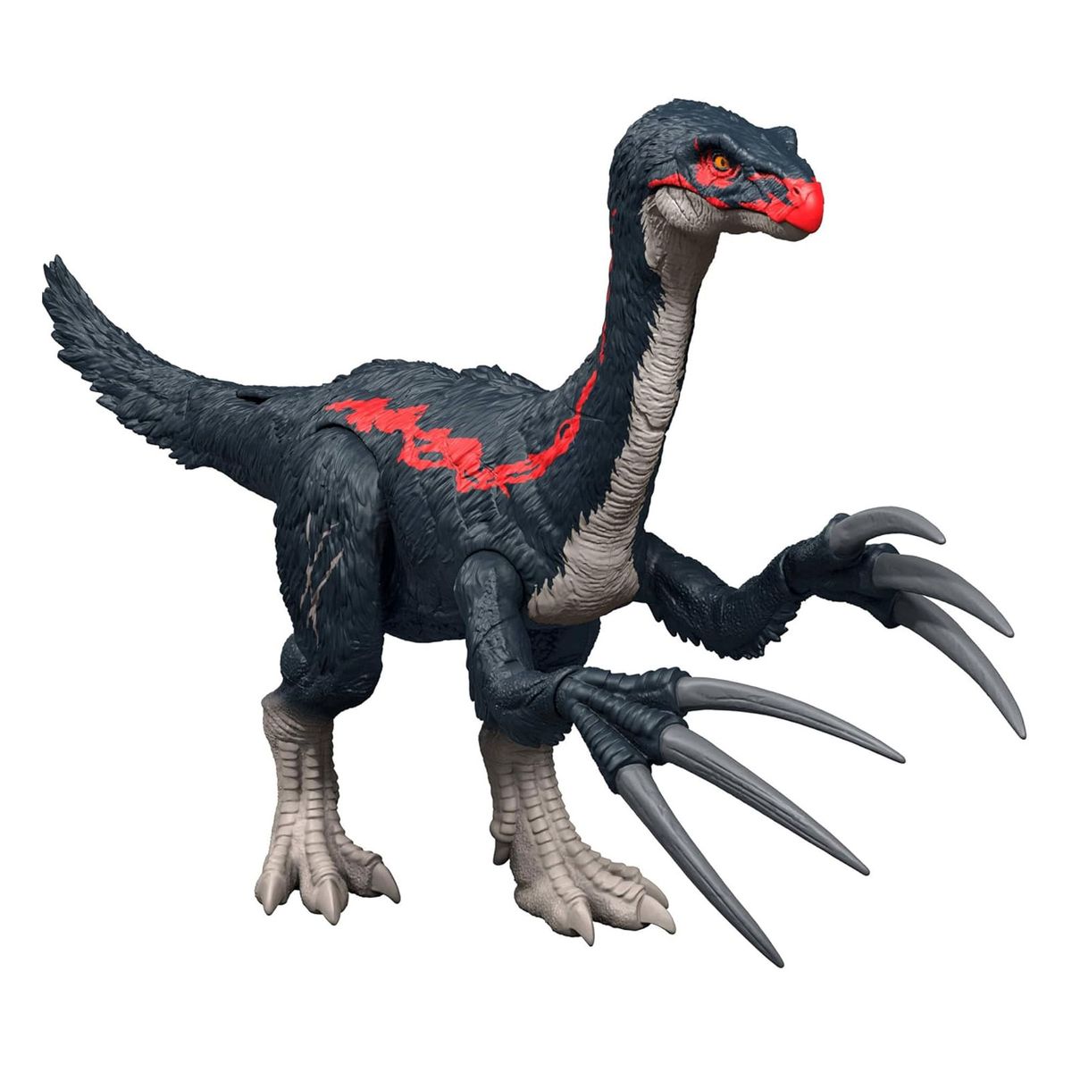 Mattel JCG17 - Jurassic World - Chaos Theory - Therizinosaurus, Dinosaurier Actionfigur mit Sound - Bild 1
