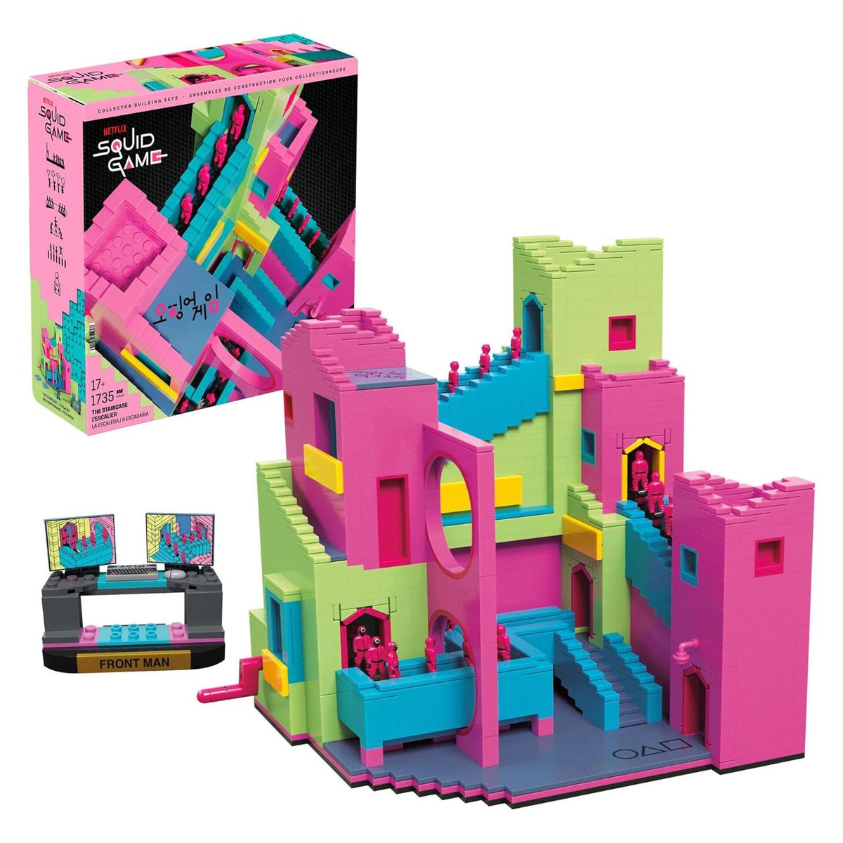 Mattel HYL45 - Squid Game - Treppenhaus Bauset, 1735 Teile - Bild 1