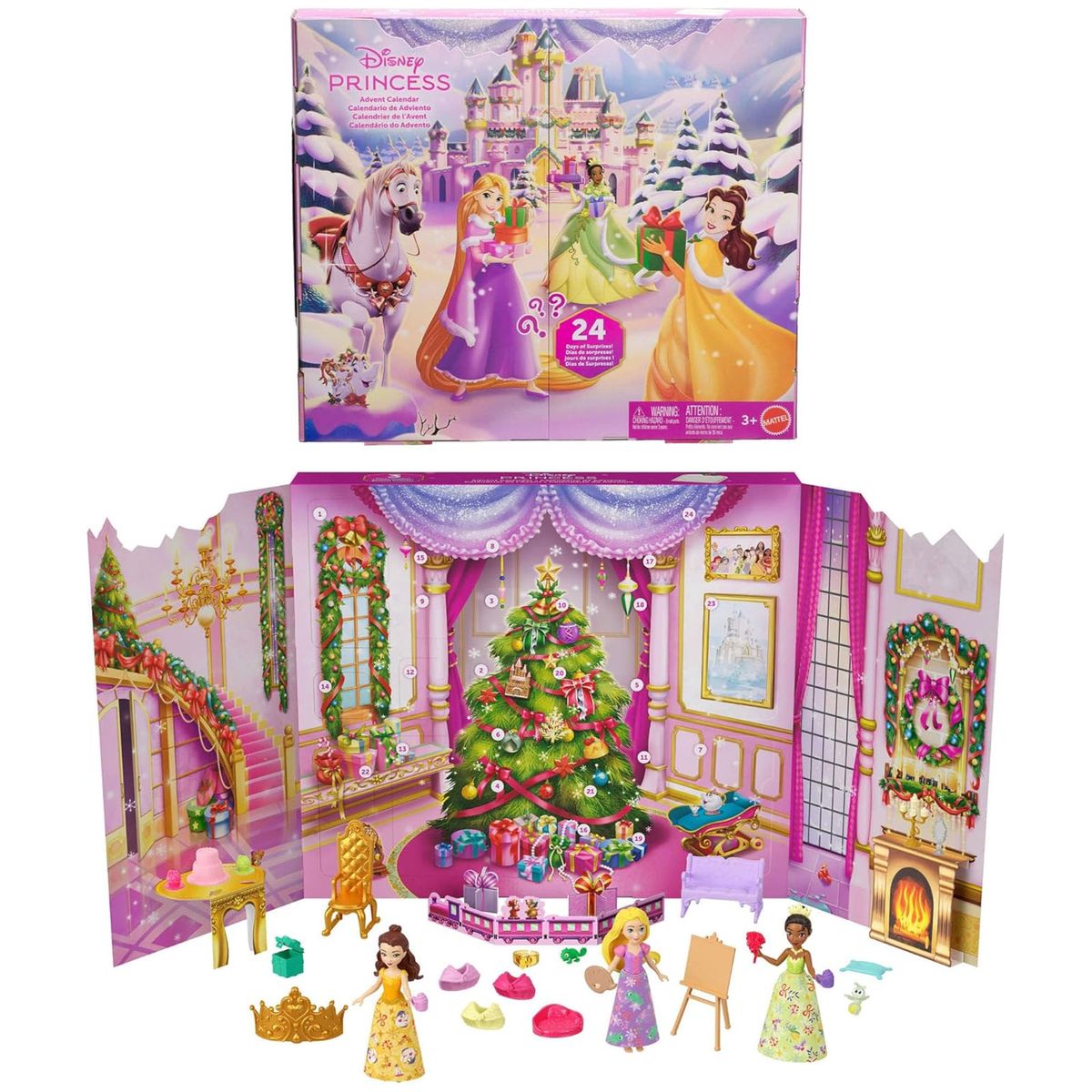 Mattel JFG79 - Disney Princess - Adventskalender - Puppen mit Zubeh&ouml;r - Bild 1