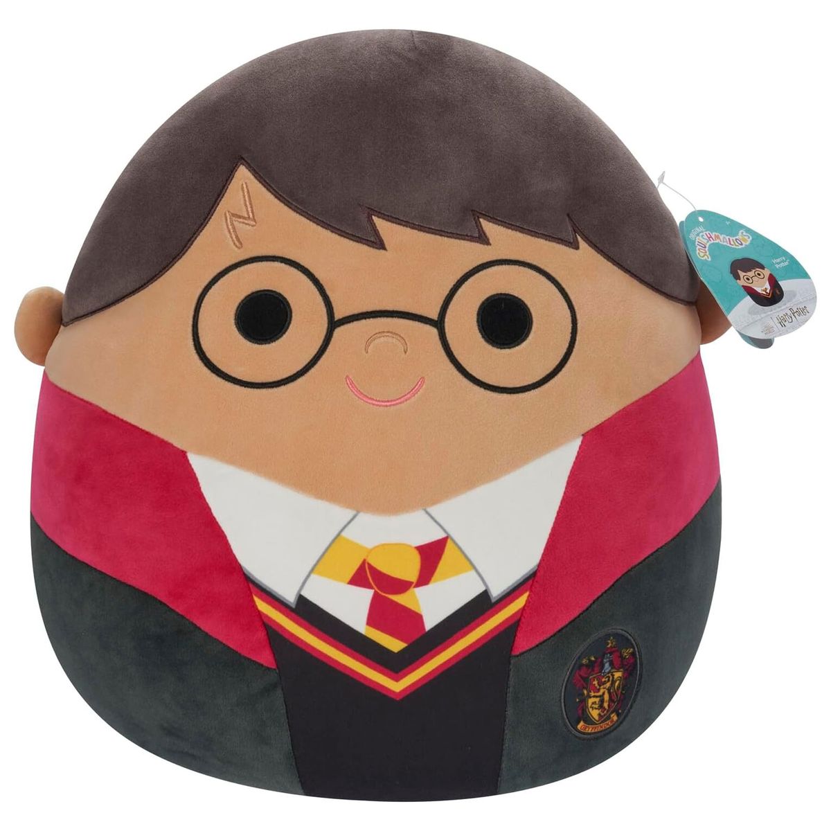Jazwares SQWB0098 - Squishmallows - Harry Potter - Pl&uuml;schfigur: Harry in Gryffindor-Robe, ca. 25 cm - Bild 1