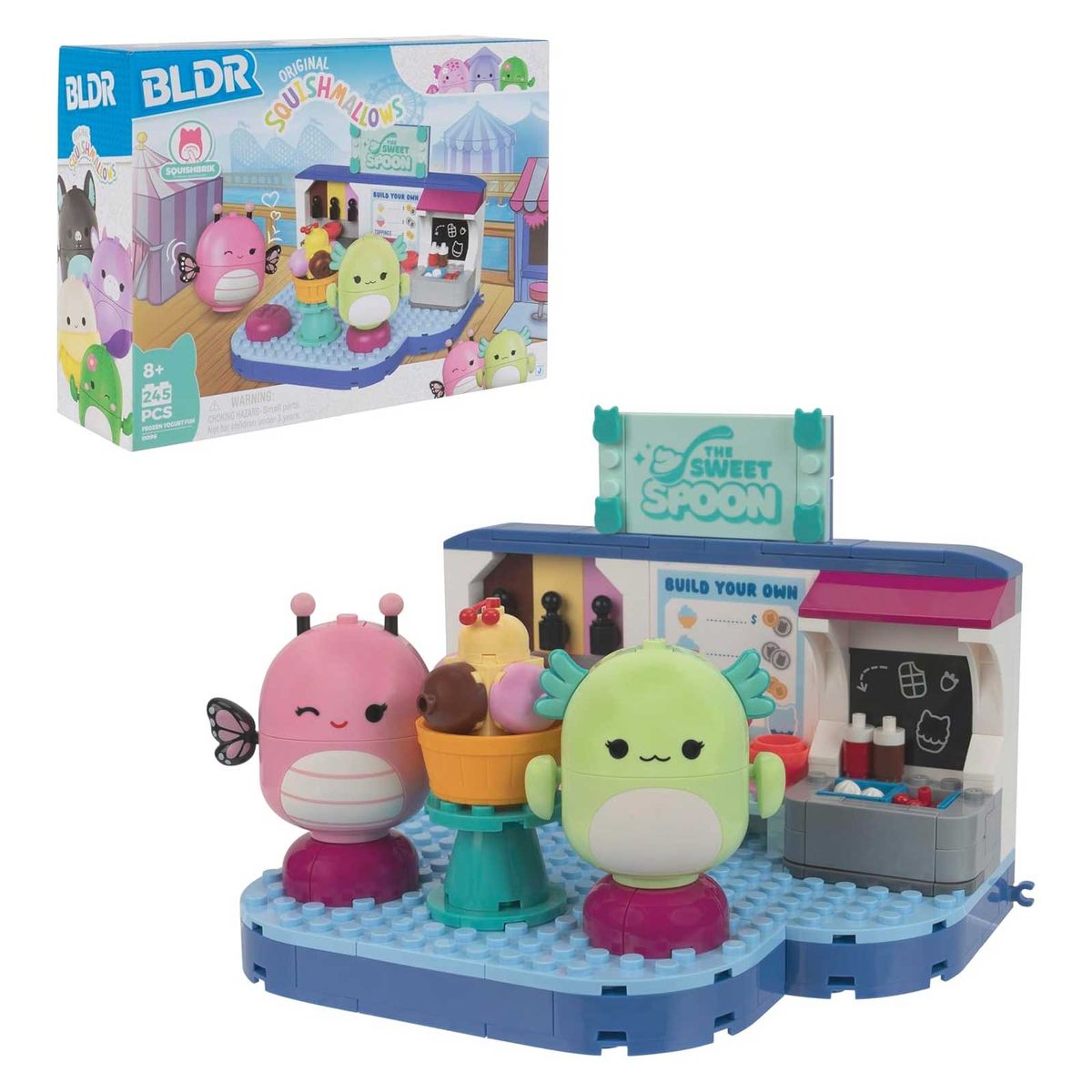 Jazwares CNS0096 - Squishmallows - BLRD - Frozen-Yoghurt-Shop, 245 Teile, Bausatz - Bild 1