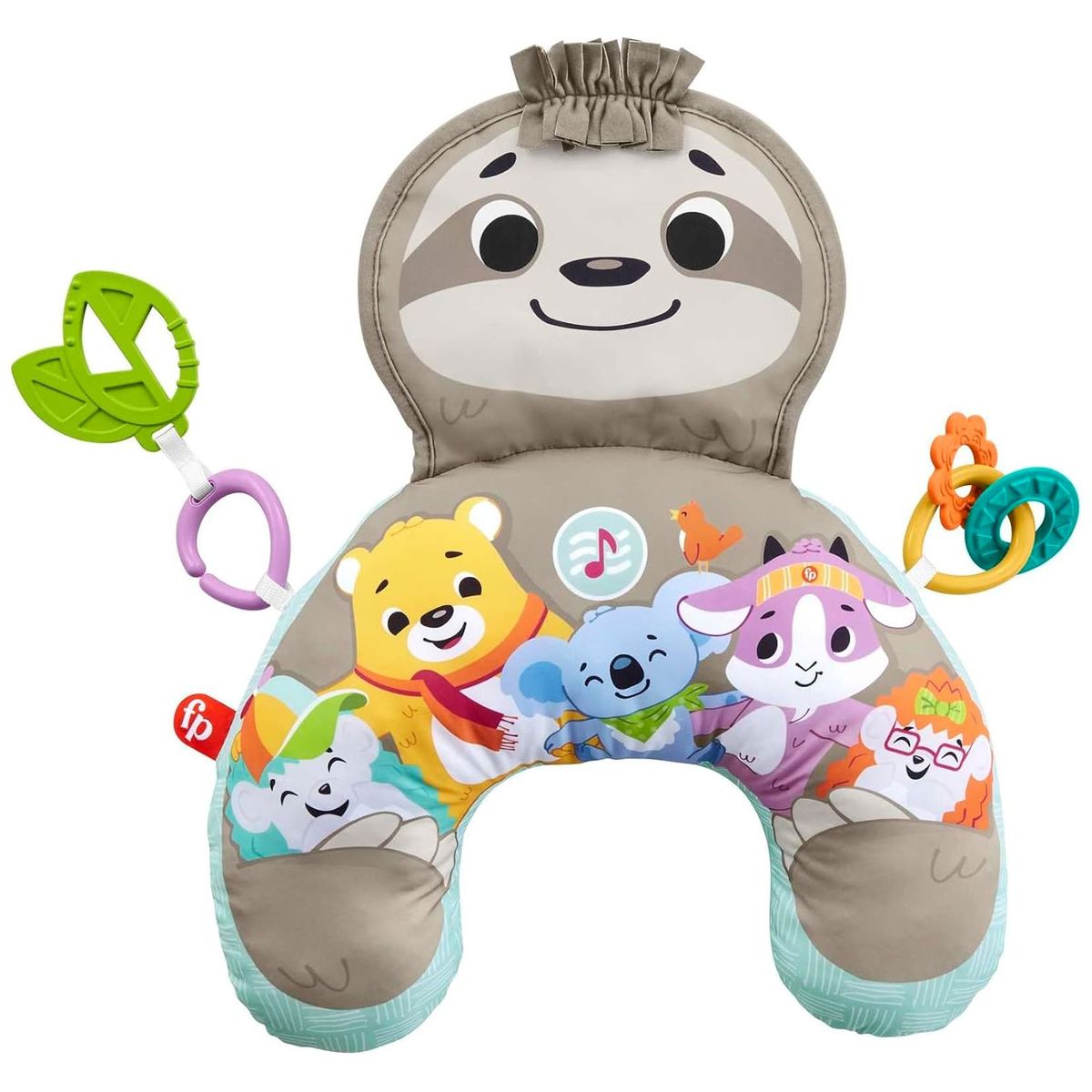 Mattel GRR01 - Fisher-Price - Faultier Spielkissen mit Vibration und Sound - Bild 1