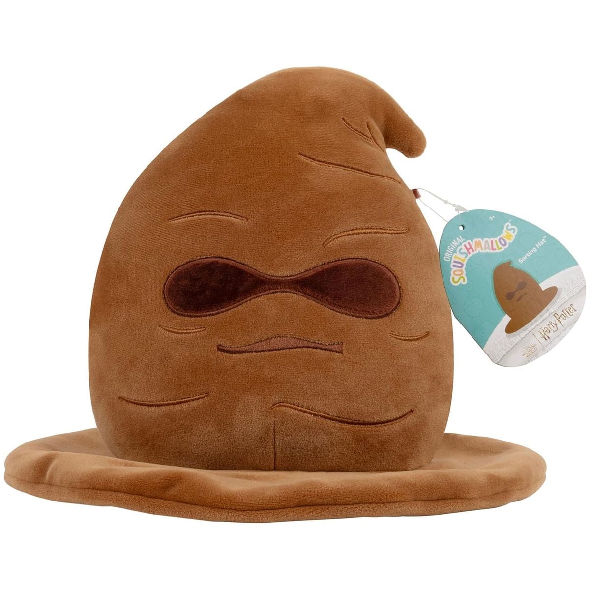 Jazwares SQWB00014 - Squishmallows - Harry Potter - Wizarding World - "Sprechender" Hut 20 cm, Kissen - Bild 1