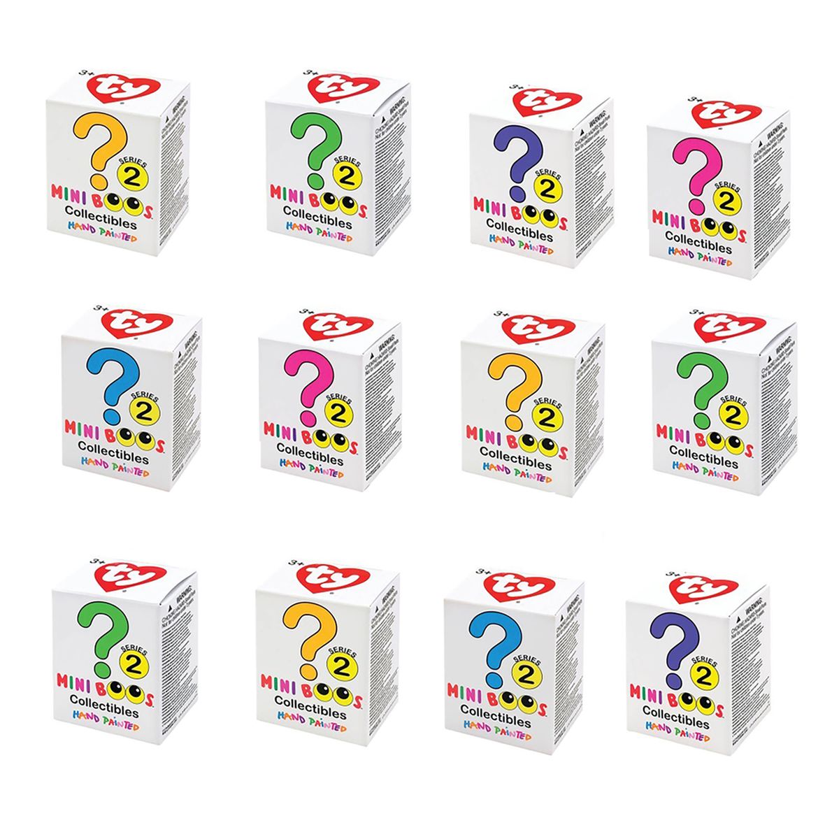 Carletto 25002-12 BUNDLE sort. - Ty - Mini Boos - 12 Collectibles, Serie 2 - Sammelfiguren, zuf&auml;llige Auswahl - Bild 1