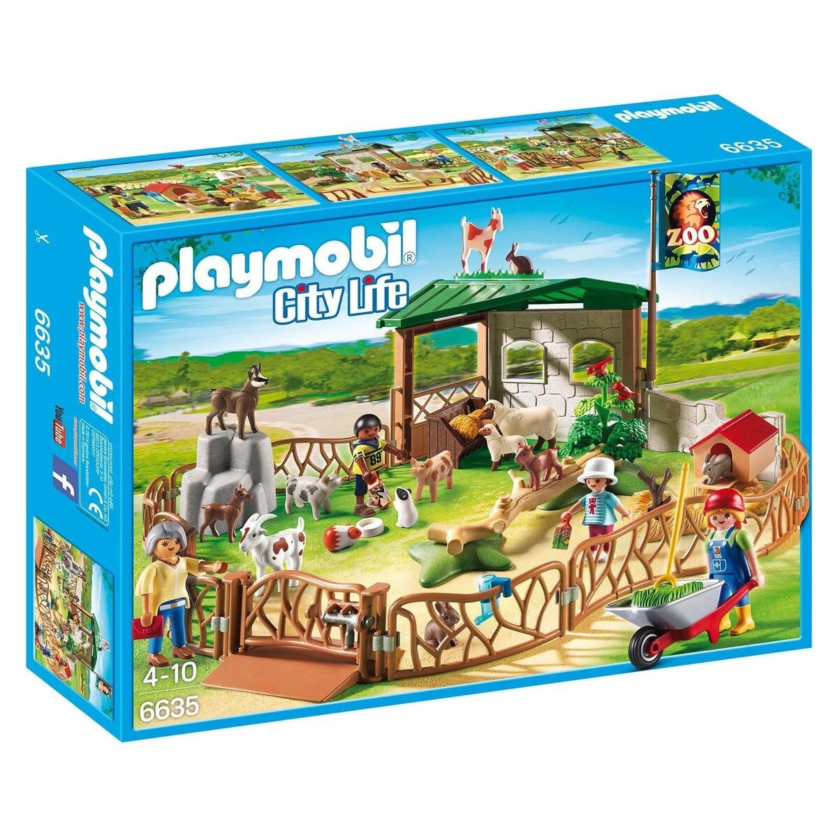 PLAYMOBIL® 6635 – City Life – Streichelzoo, 74 Teile | 04008789066350