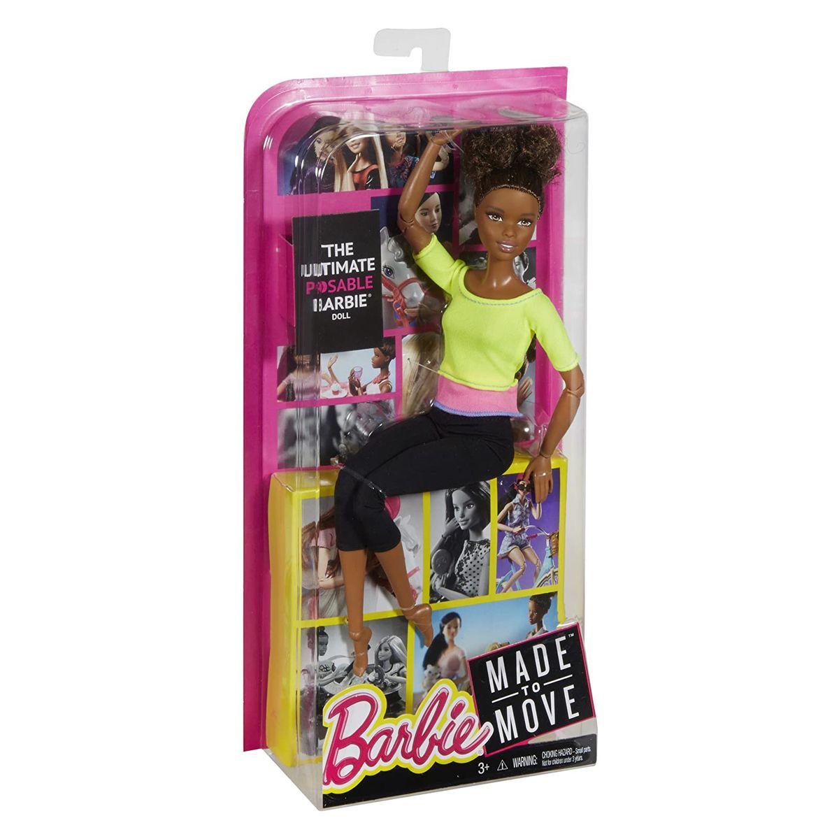 Mattel DHL83 - Barbie - Made to Move - Puppe mit gelbem Top - Bild 1