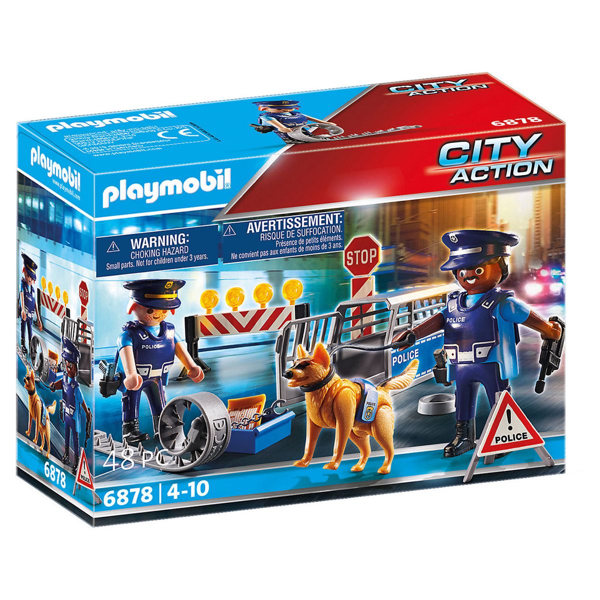 PLAYMOBIL&reg; 6878 - City Action - Polizei Stra&szlig;ensperre - Bild 1
