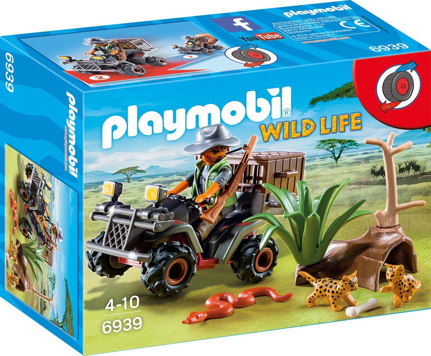 PLAYMOBIL&reg; 6939 - Wild Life - Spielset, Wilderer mit Quad - Bild 1