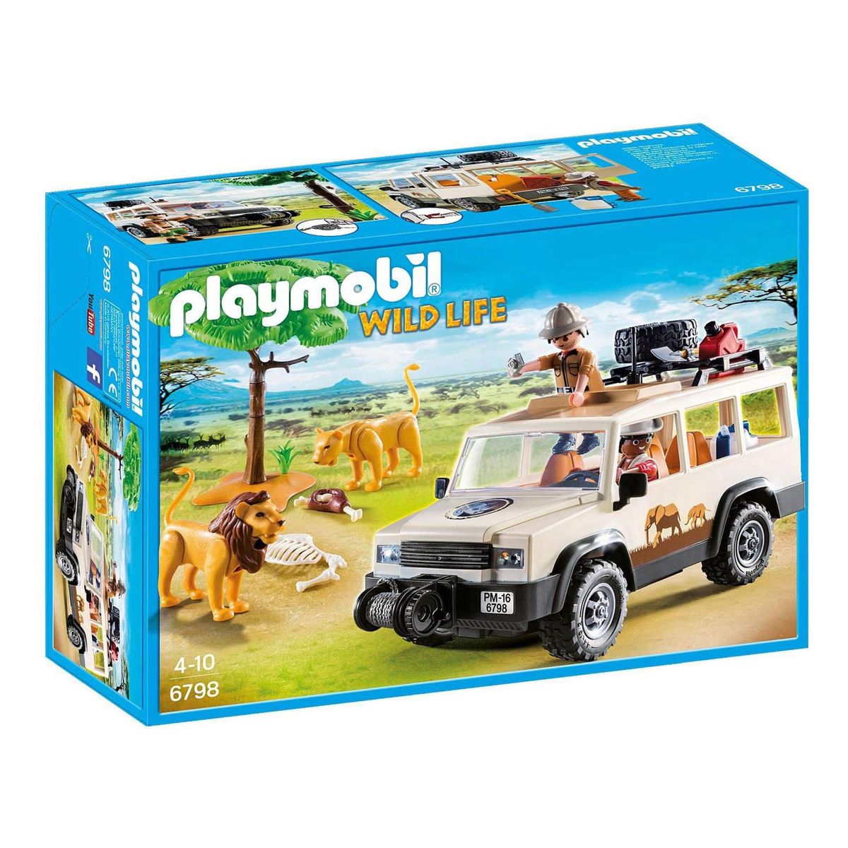 PLAYMOBIL&reg; 6798 - Wild Life - Spielset, Safari-Gel&auml;ndewagen mit Seilwinde - Bild 1