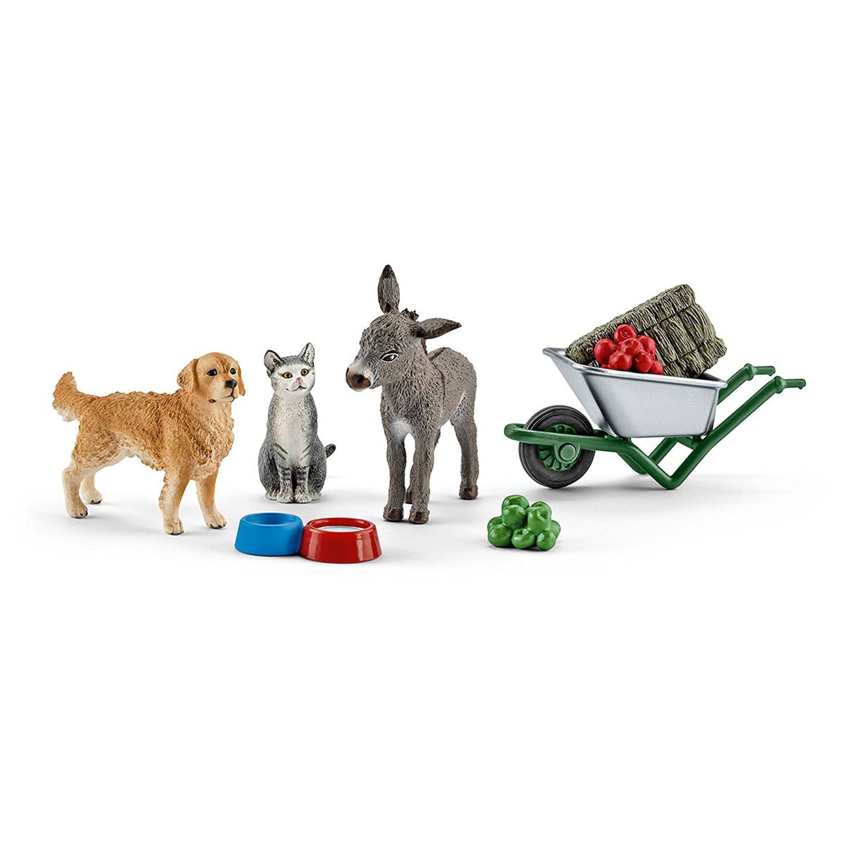 Schleich 41423 - Farm World - Spielset, 9 Teile, F&uuml;tterung auf dem Bauernhof - Bild 1