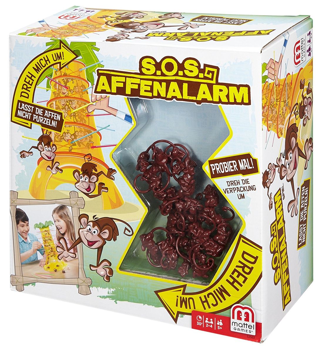 Mattel 52563 - Mattel Games - Kinderspiel, S.O.S Affenalarm - Bild 1