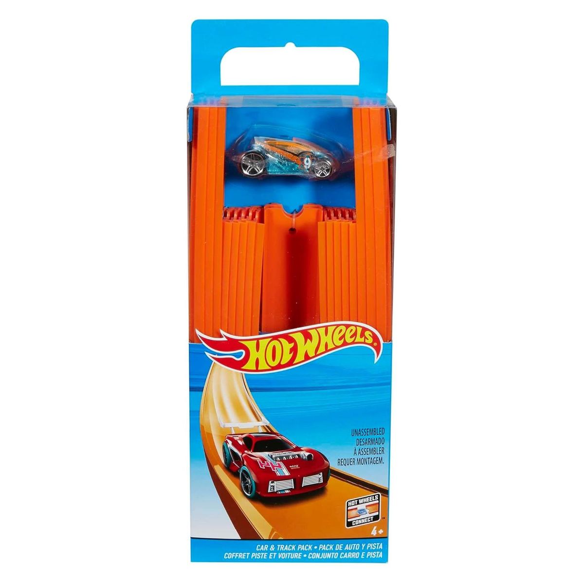 Mattel BHT77 - Hot Wheels - Track Builder - Gerade Rennbahn - Bild 1