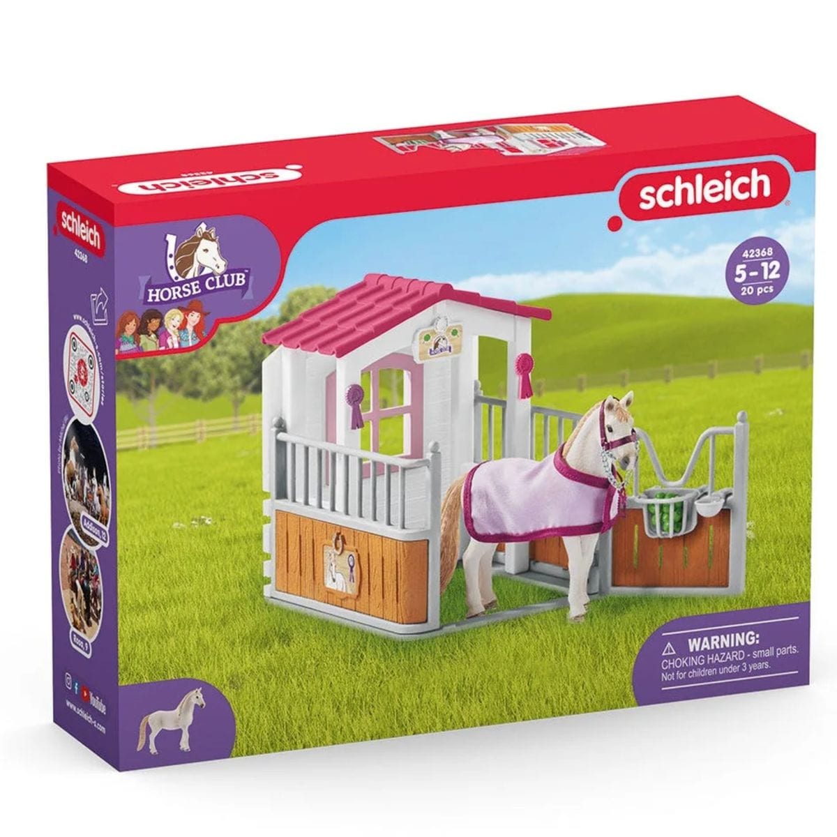 Schleich 42368 - Horse Club - Spielset, Pferdebox mit Lusitano Stute - Bild 1