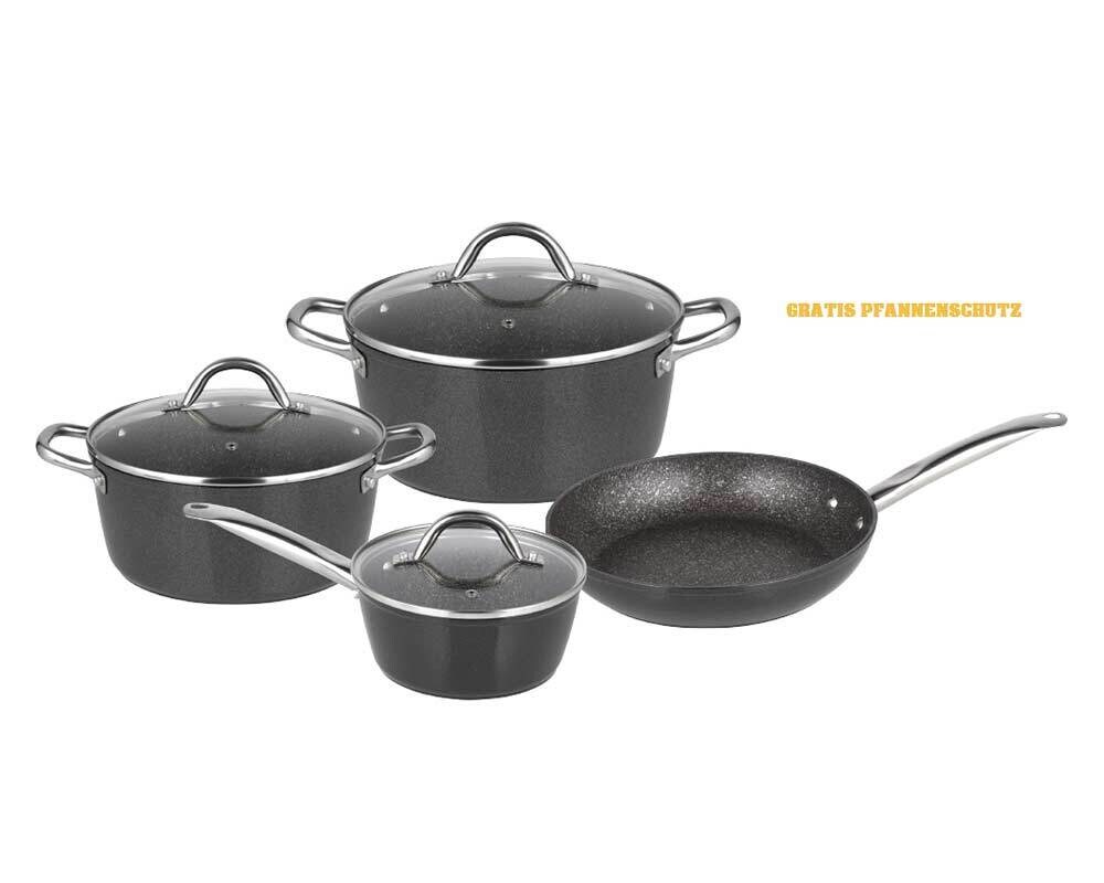 7tlg. Edelstahl Kochtopf-Set | 04047125462487