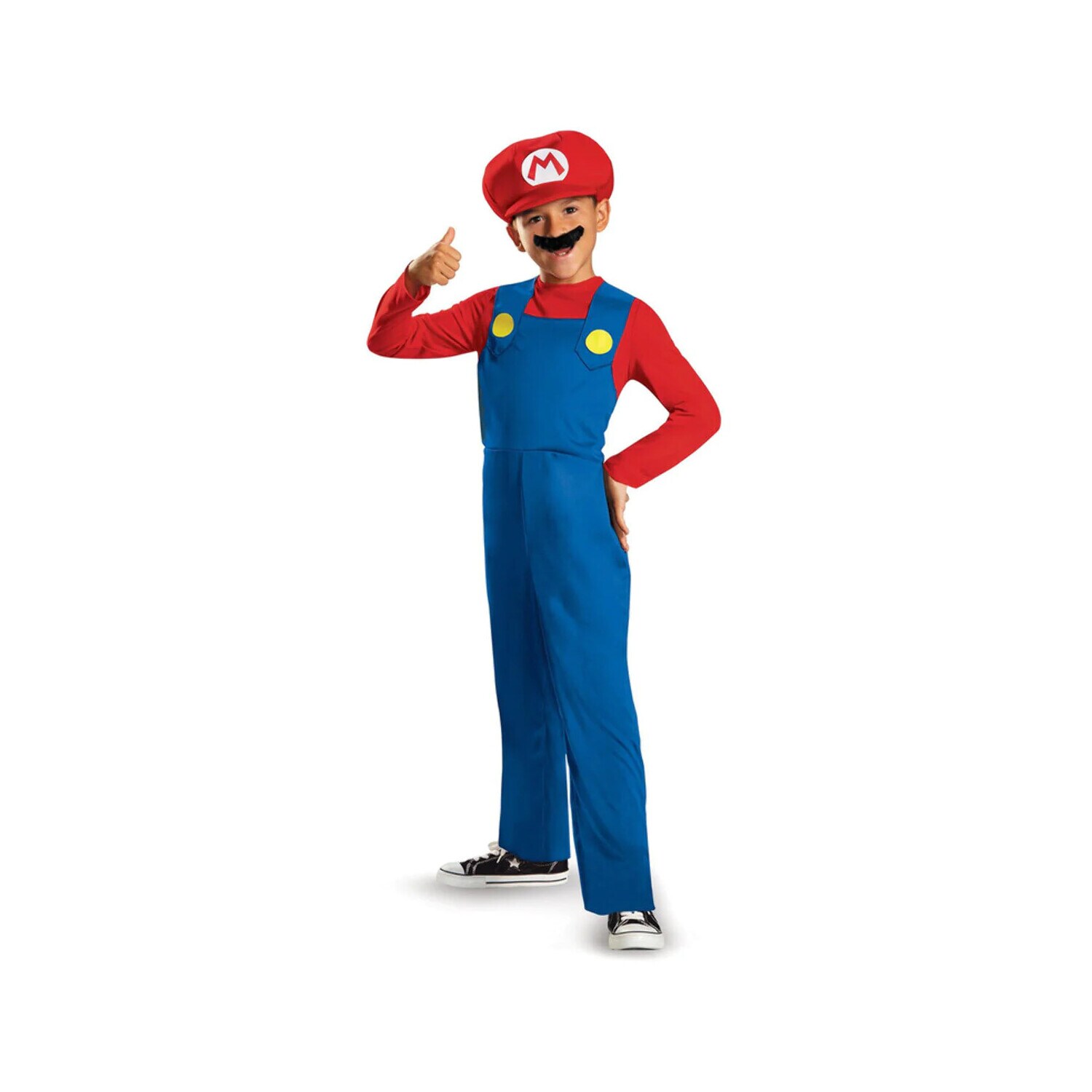Nintendo Super Mario Kost&uuml;m Kinder, Faschingskost&uuml;me Kinder - Bild 1