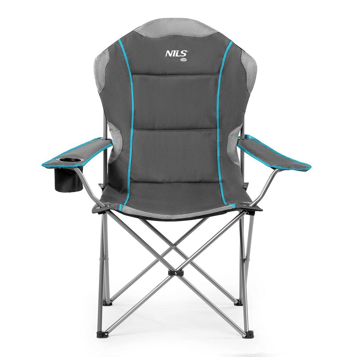 NILS NC3080 Campingstuhl – Klappbarer Outdoor-Stuhl Angelstuhl mit Tra
