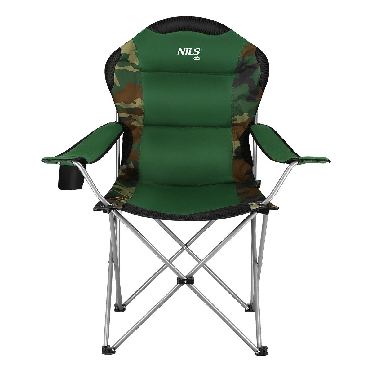 NILS NC3080 Campingstuhl – Klappbarer Outdoor-Stuhl Angelstuhl mit Tra