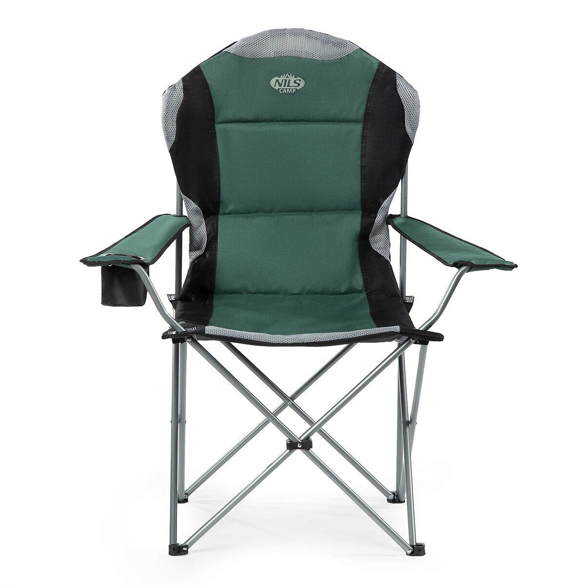 NILS NC3080 Campingstuhl – Klappbarer Outdoor-Stuhl Angelstuhl mit Tra