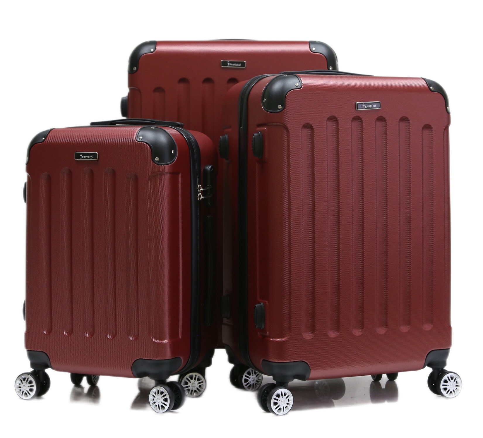 Reisekoffer Koffer 3 tlg Hartschale Trolley Set