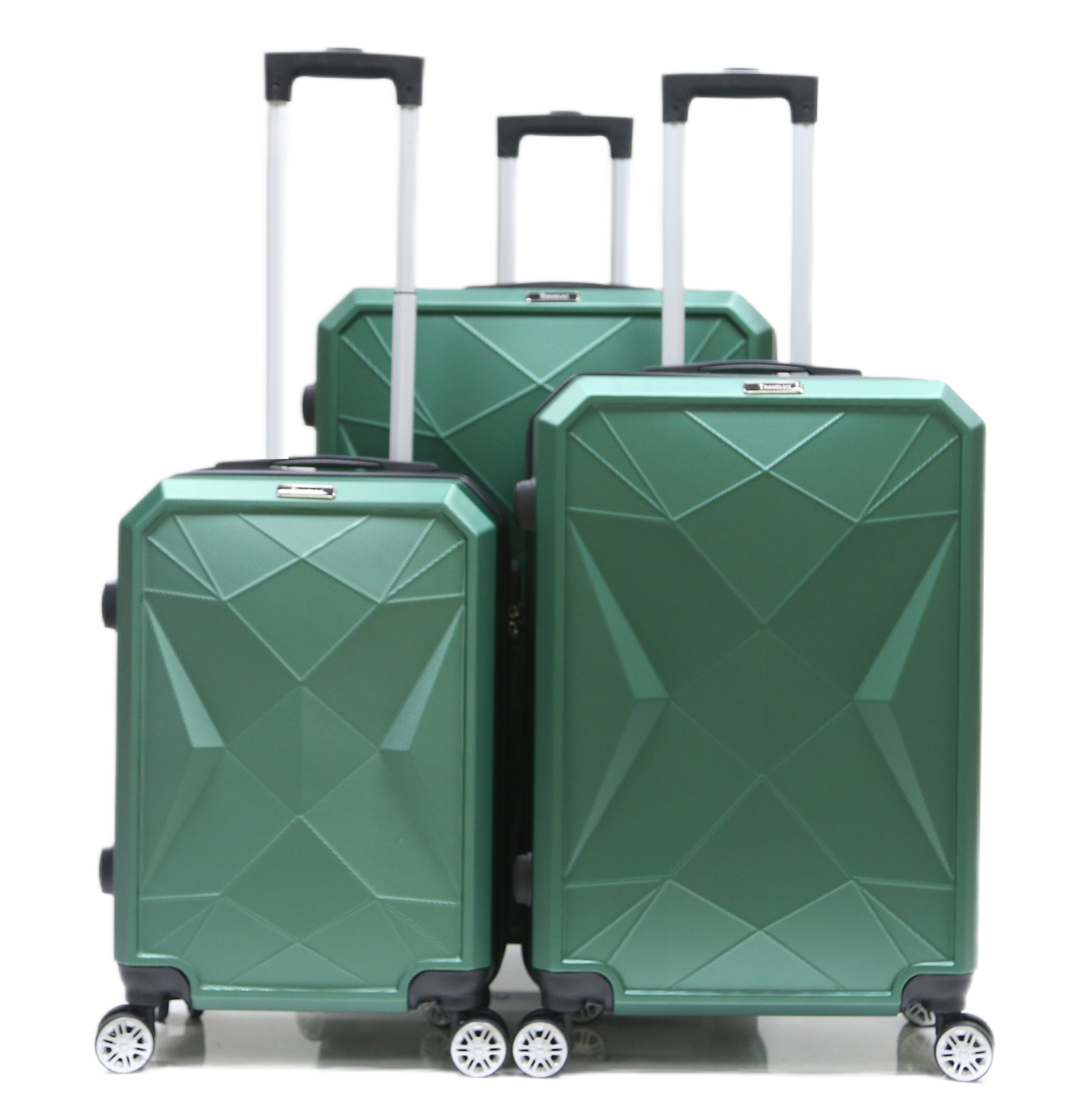 Reisekoffer ABS-03 Koffer 3-teilig Hartschale Trolley Set Kofferset Ha - Bild 1