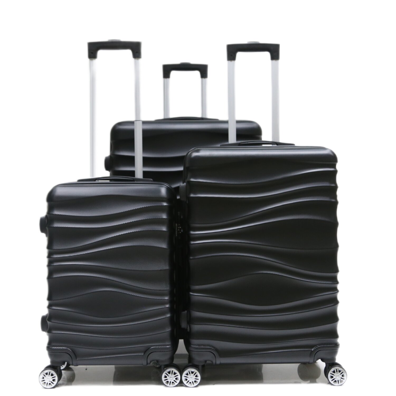 Reisekoffer Koffer 3 tlg Hartschale Trolley Set Kofferset Handgep&auml;ck - Bild 1