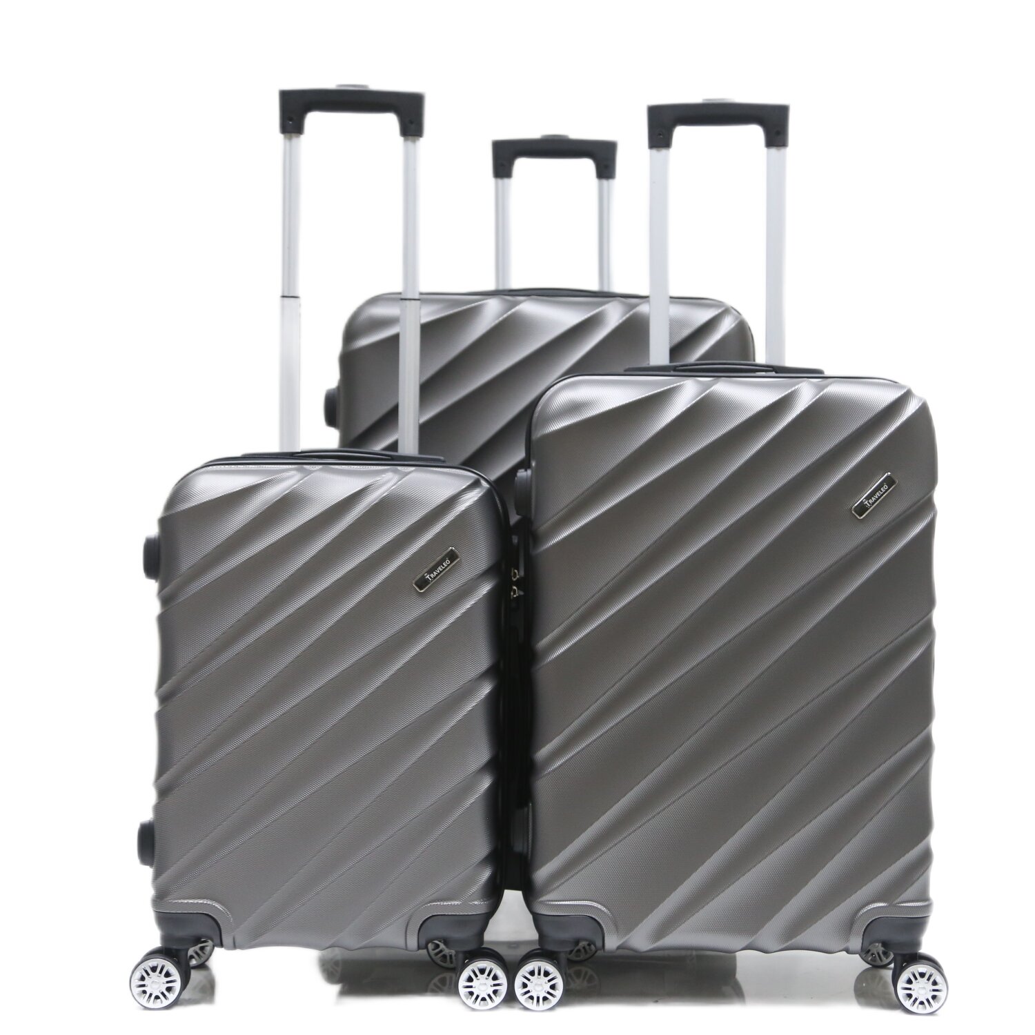 Reisekoffer Koffer 3 tlg Hartschale Trolley Set Kofferset Handgep&auml;ck - Bild 1