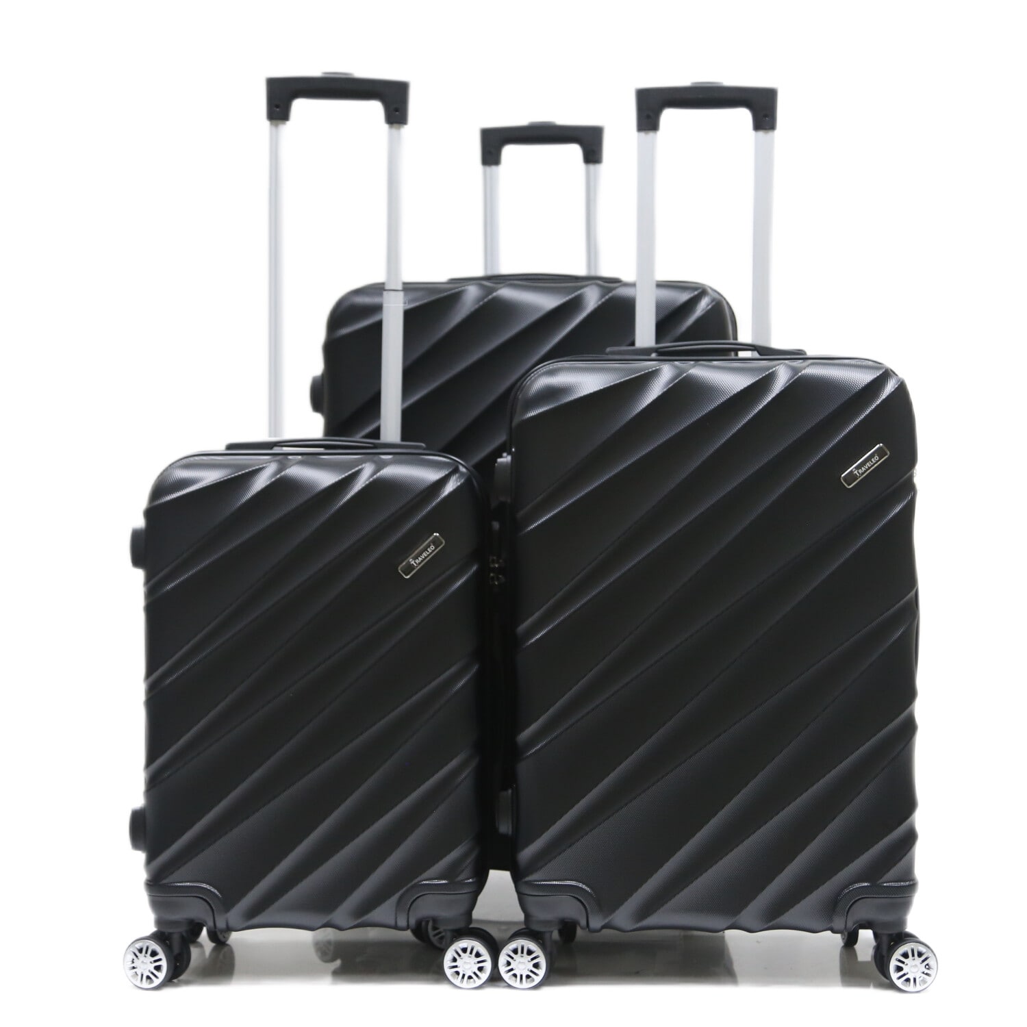 Reisekoffer Koffer 3 tlg Hartschale Trolley Set Kofferset Handgep&auml;ck - Bild 1