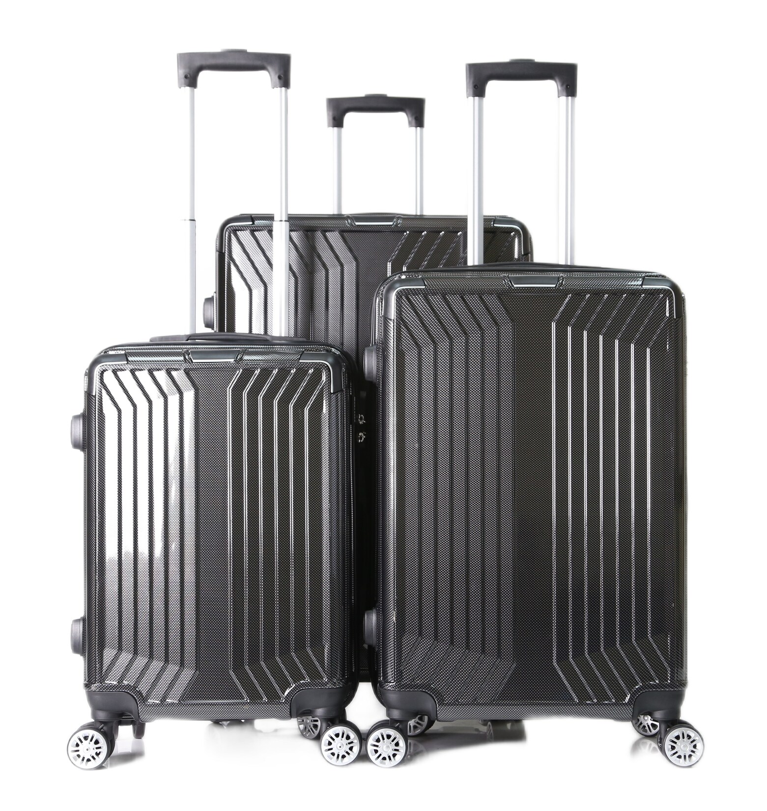 Koffer 3 tlg Trolley Set Kofferset Gepäck Polycarbonat