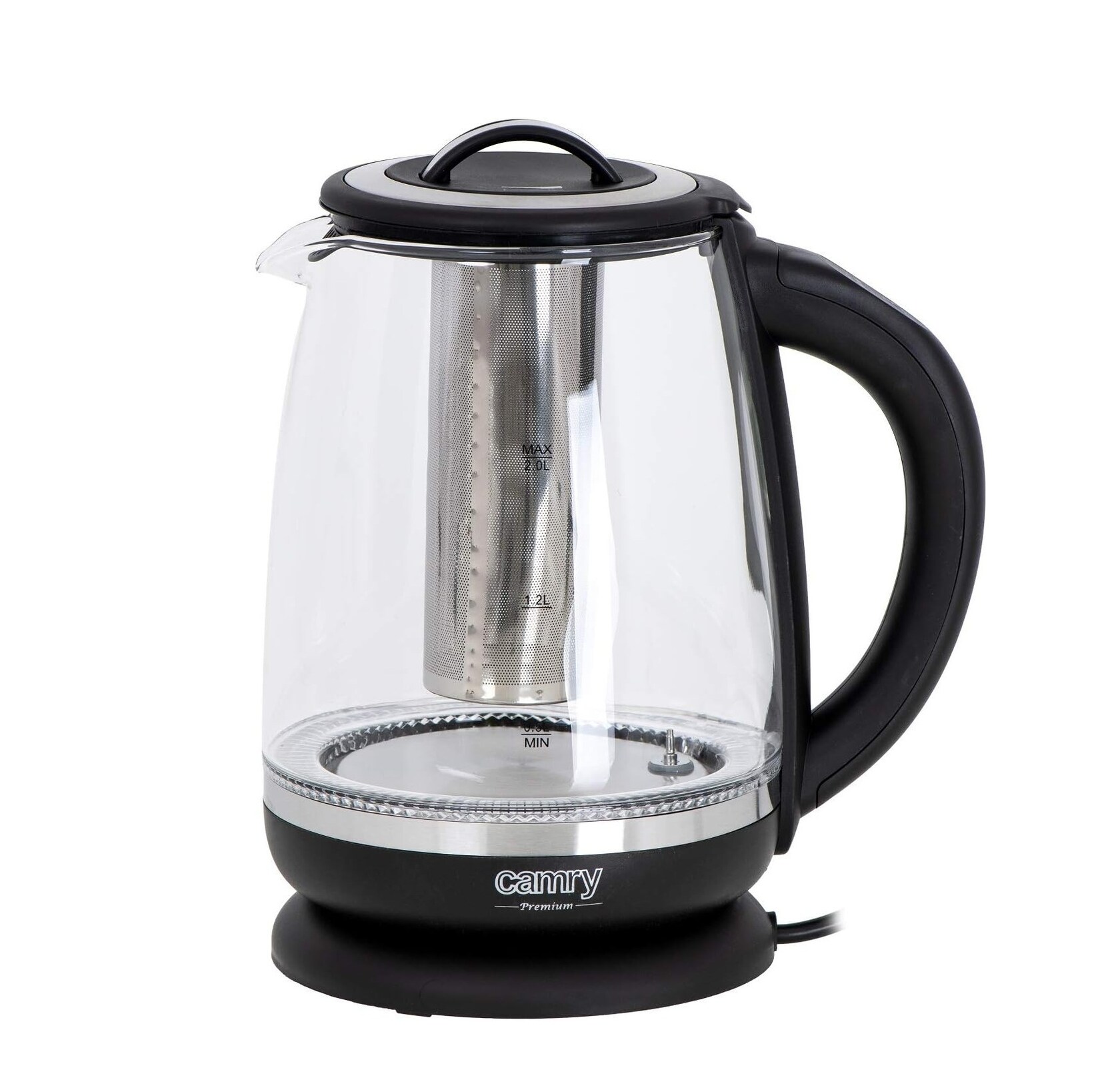 CR 1290 Wasserkocher mit Teesieb, 2 L – 2200 W, 360° drehbar | 05902934835770