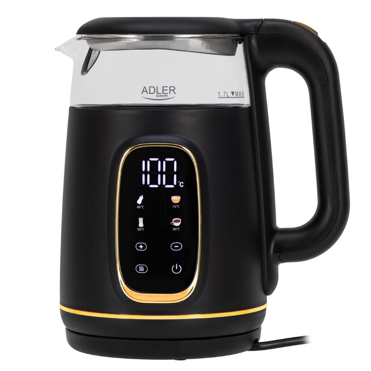 AD 1305 BG Wasserkocher 2200 W - 5 Temperatureinstellungen, 360°-Sockel