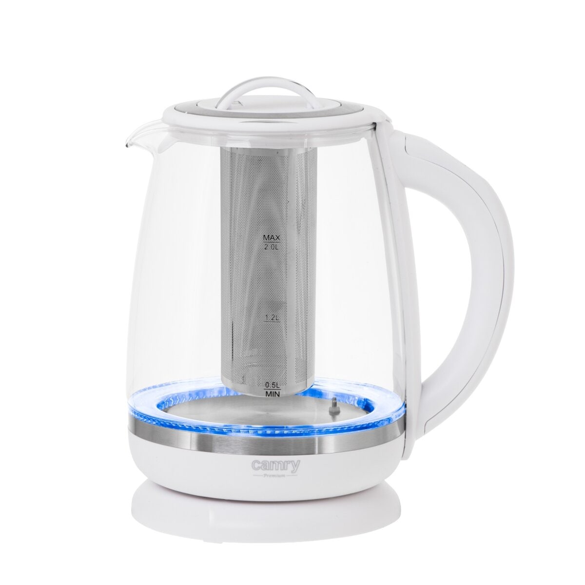 CR 1290 Wasserkocher mit Teesieb, 2 L - 2200 W, 360&deg; drehbar - Bild 1