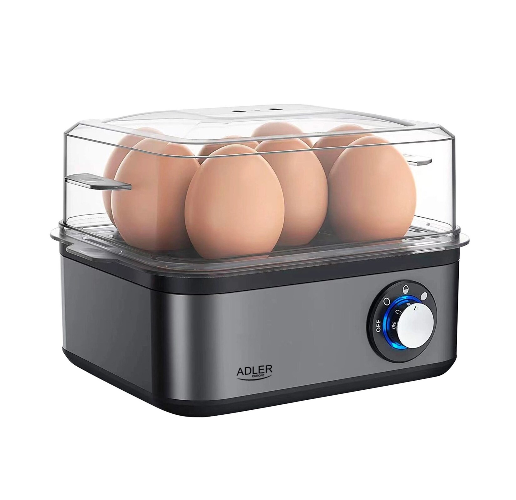 AD 4486 GM Eierkocher für 1 bis 8 Eier, mit automatischer Abschaltung | 05905575910271