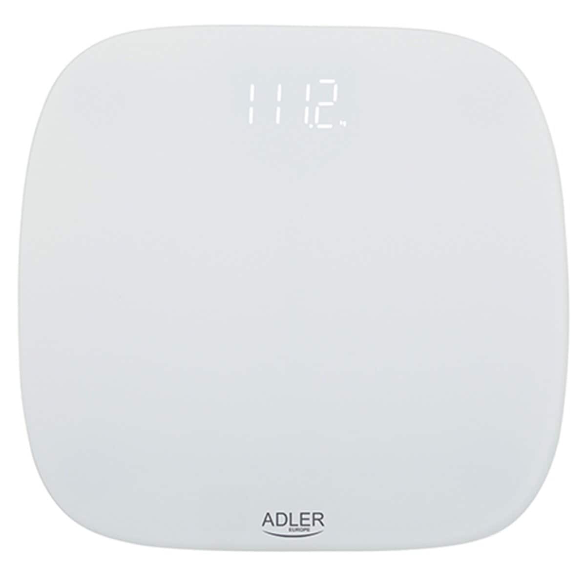 Adler AD 8176 Personenwaage mit LED-Display, bis 180 kg - Digitale Waage in Wei&szlig; - Bild 1