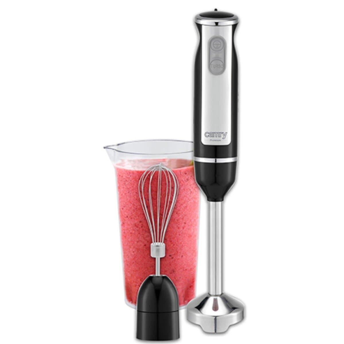 CR 4621 Stabmixer Set - 2-in-1 P&uuml;rierstab mit Schneebesen & Becher - Bild 1