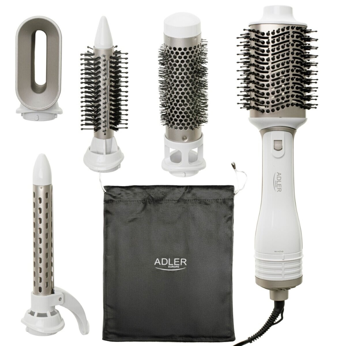 Adler AD 2027 5-in-1 Stylingbürste mit Haartrockner 1200W