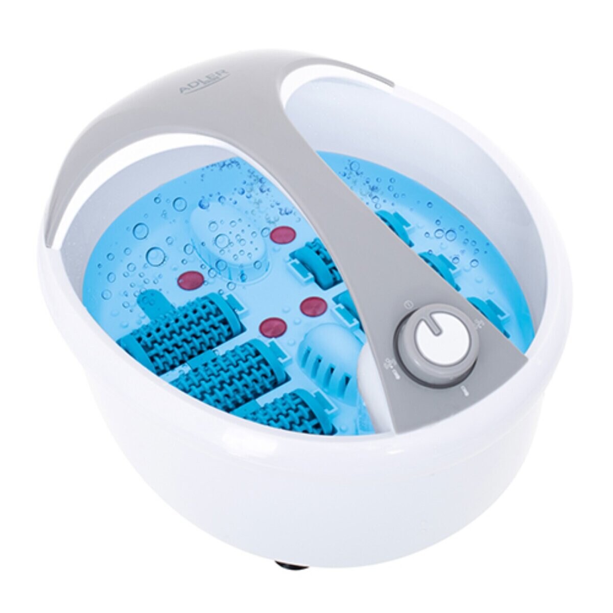 Adler AD 2177 Fußmassagegerät mit Heizung & Sprudelfunktion, 450 W - 5,6 Liter