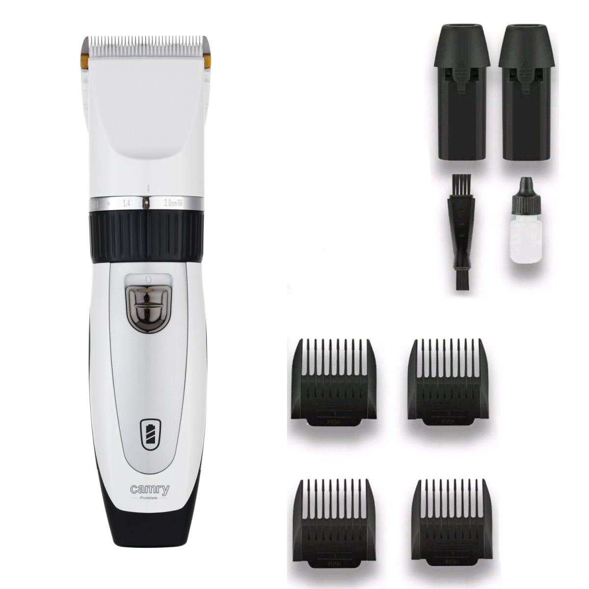 Camry CR 2848 Trimmer Set mit 4 Aufs&auml;tzen - Pflege-Set f&uuml;r Haustiere - Bild 1