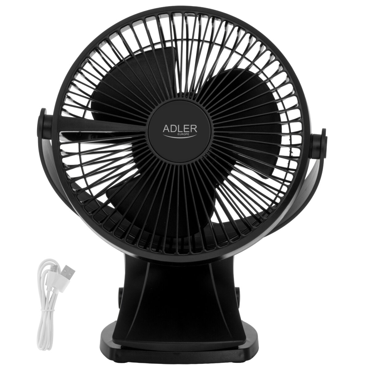 Adler AD 7342 Clip-Ventilator &oslash;15,5 cm, 3000 mAh mit 3 Geschwindigkeitsstufen - Bild 1