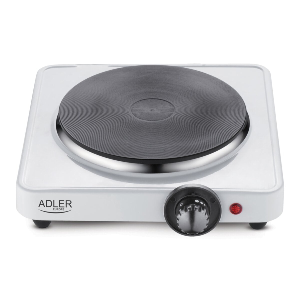 Adler AD 6503 Einzel-Kochplatte f&uuml;r Camping & Reise, 1500W - Bild 1