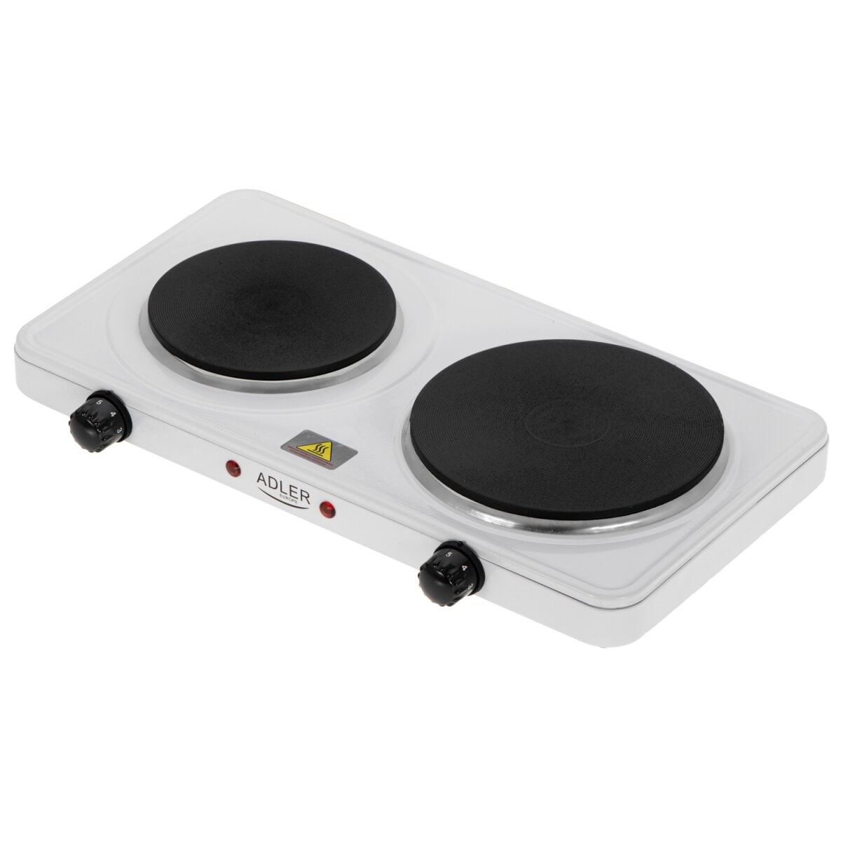 Adler AD 6520 Elektro Doppelkochplatte f&uuml;r Camping & Reisen, 2500W - Bild 1
